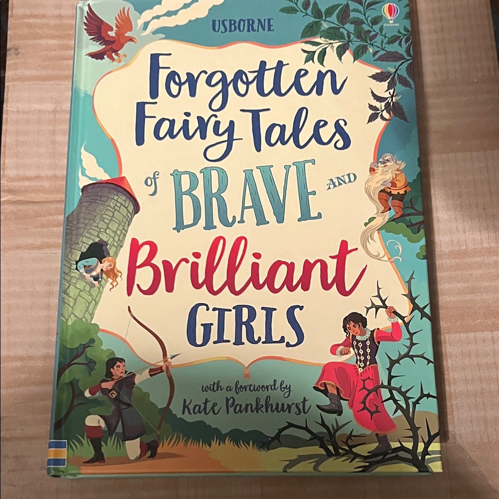 Usborne Forgotten Fairy Tales of Brave and Brilliant Girls - Multicolor